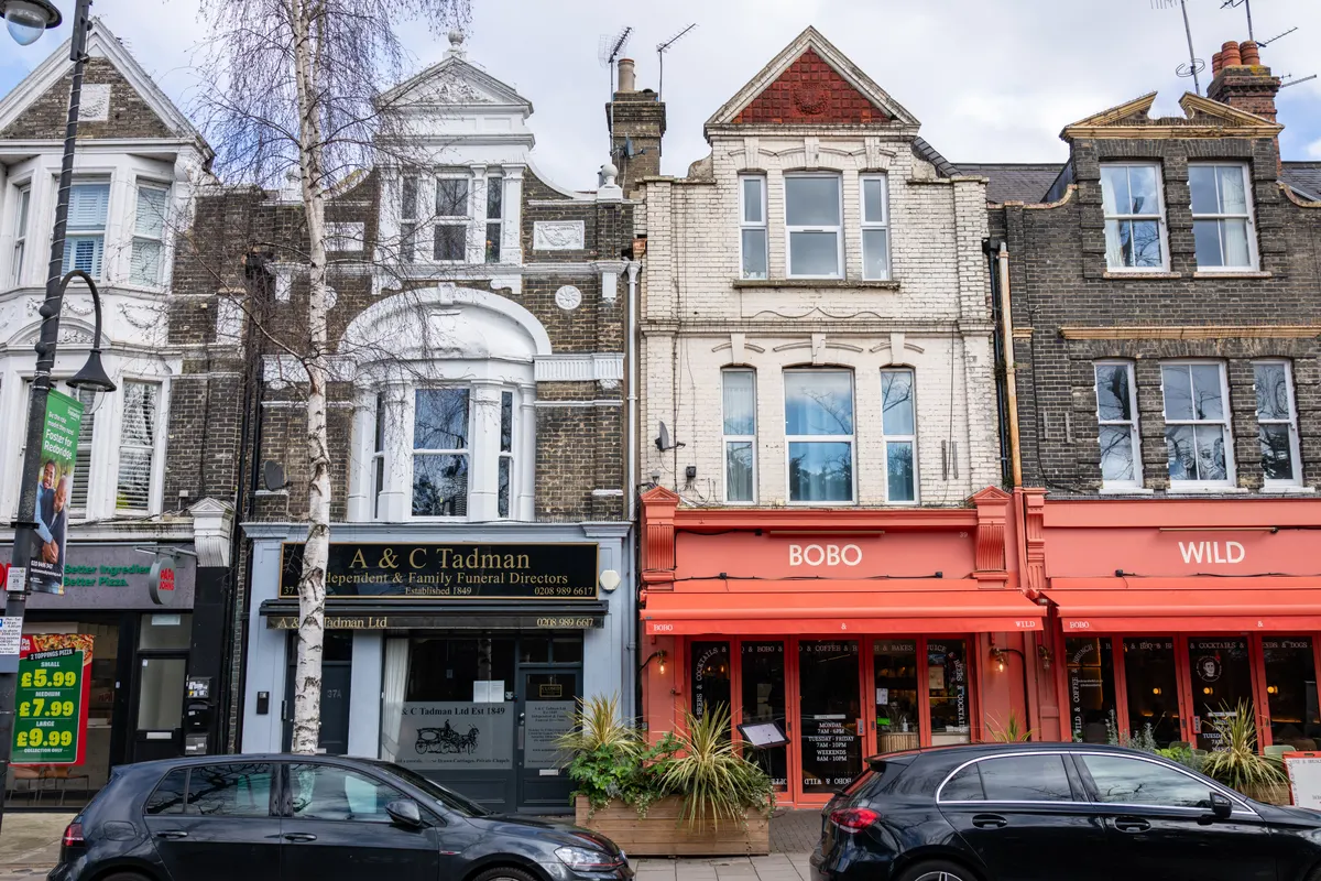 Bobo & Wild’s red shopfront on Wanstead High Street