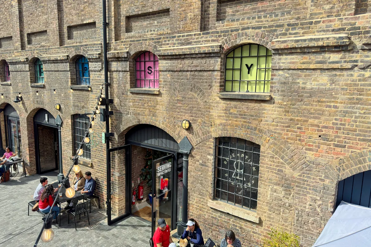 The Coal Drops Yard building where Redemption Roasters has its King’s Cross café