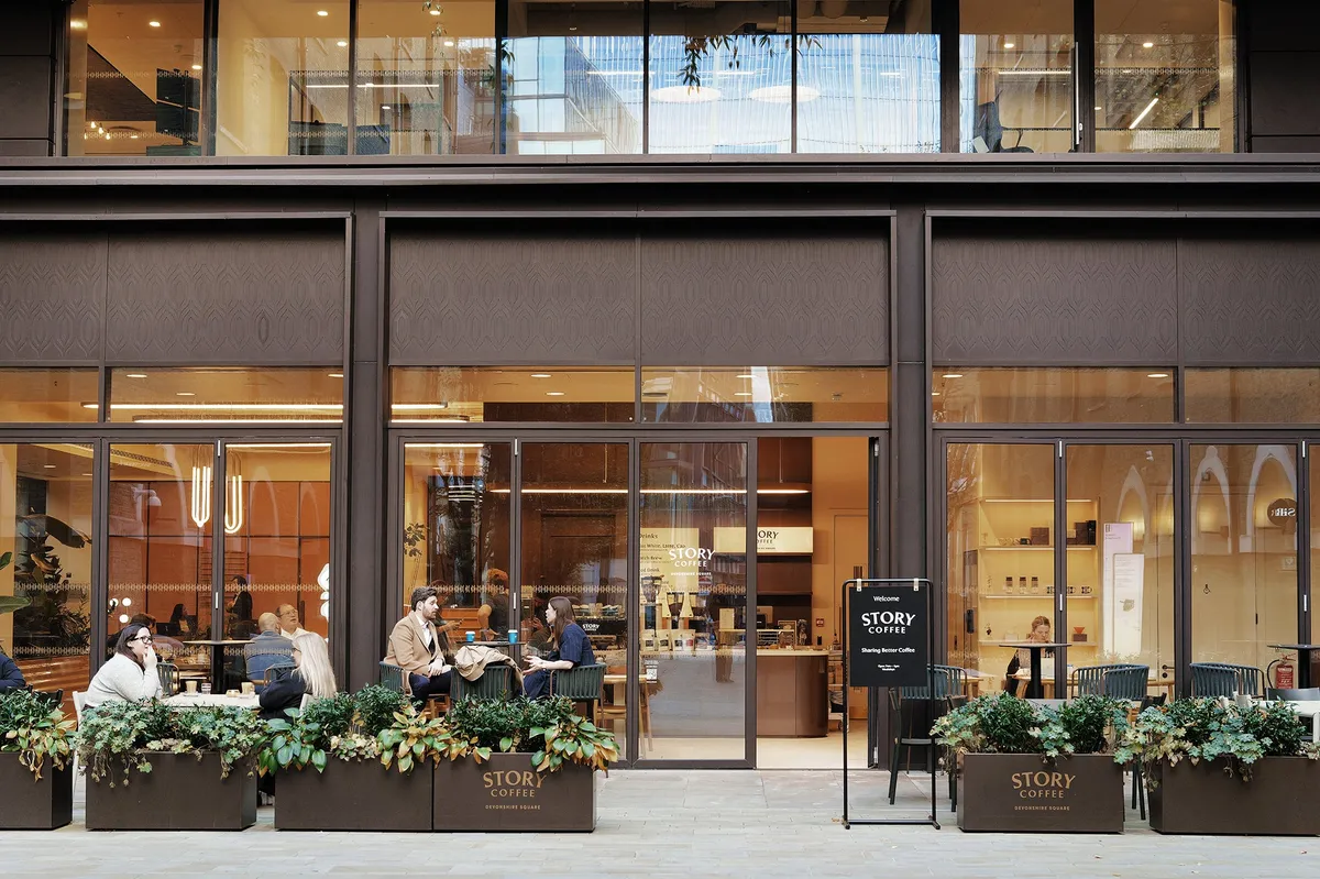 Story Coffee’s Devonshire Square shopfront